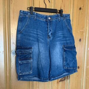 Forever 21 Blue Denim Shorts
